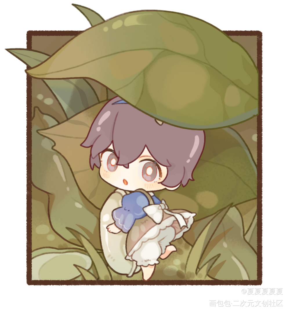 秀秀——拇指少年_娘娘腔188男团群秀李程秀Q版绘画作品