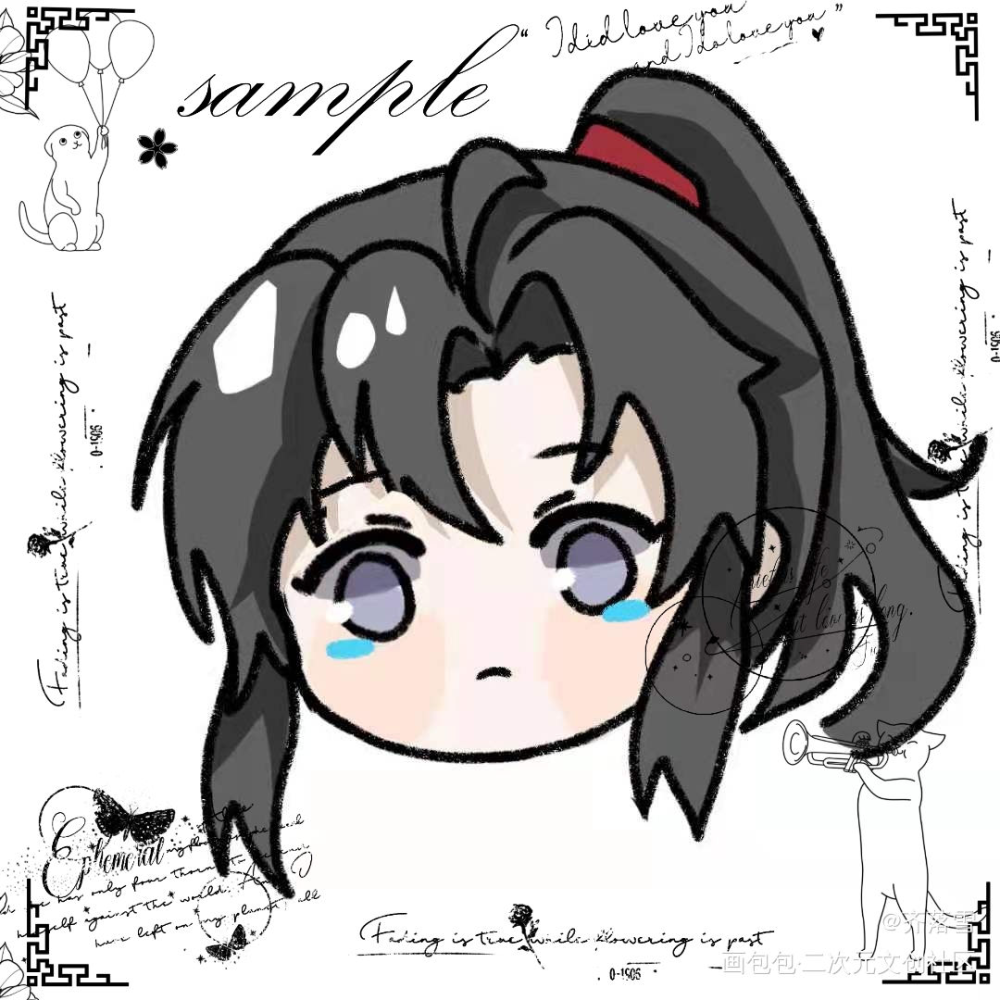 _魔道祖师忘羡绘画作品