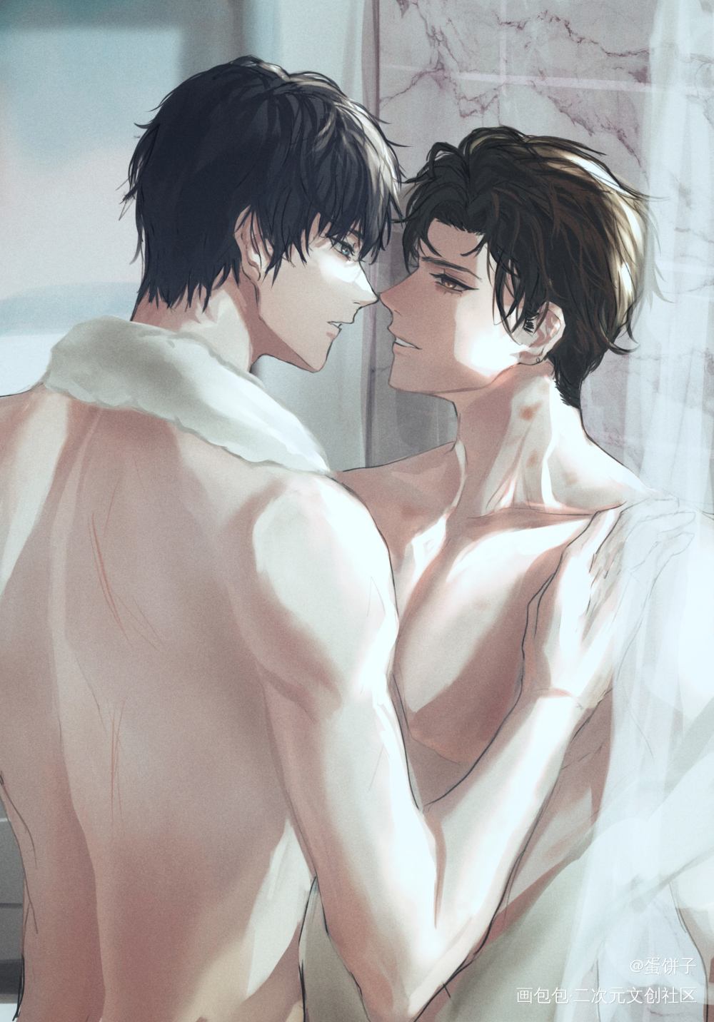 浴室 李简_你却爱着一个傻逼188男团李简李玉简隋英同人绘画作品