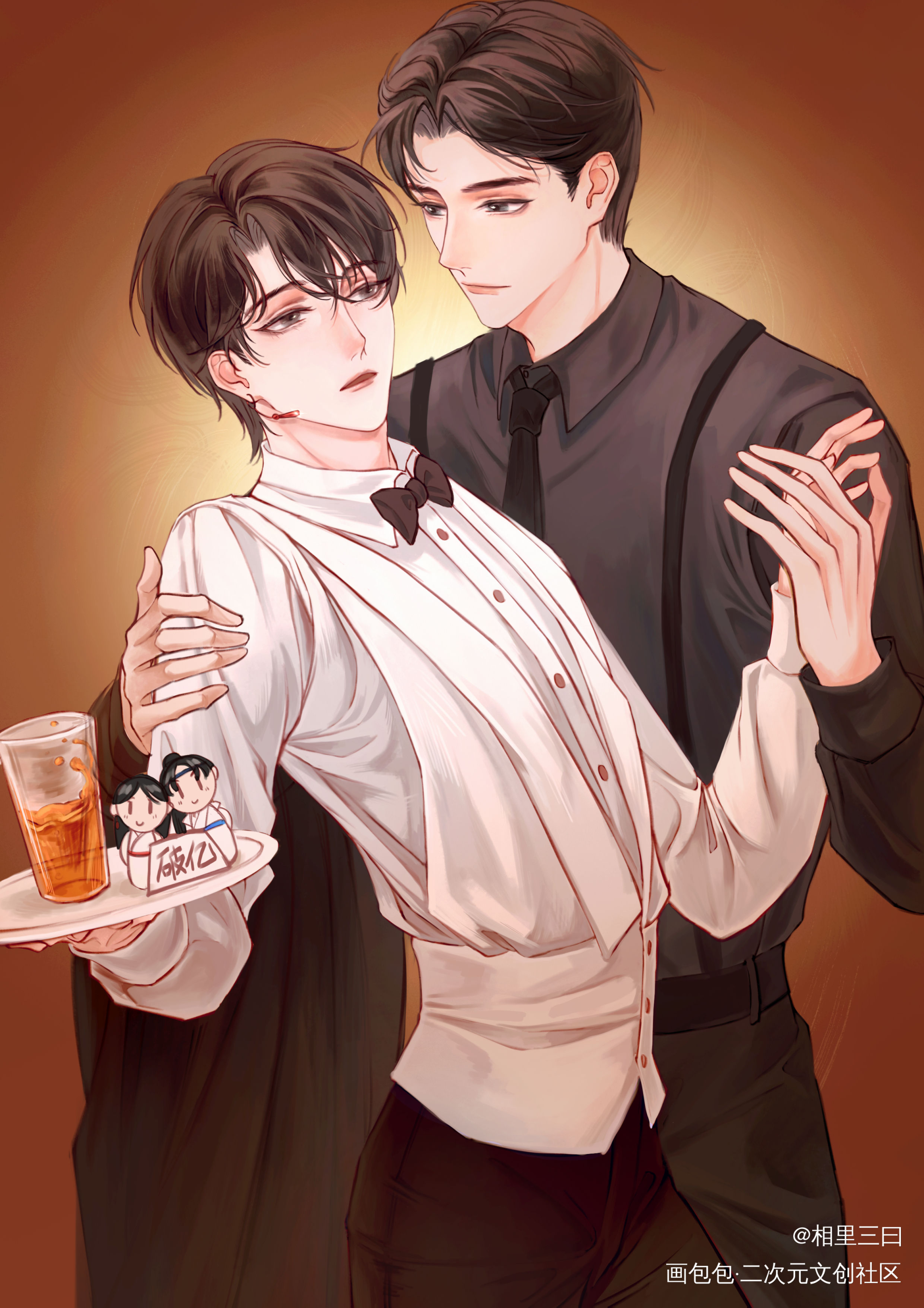 祝贺将进酒广播剧破亿_将进酒绘画作品