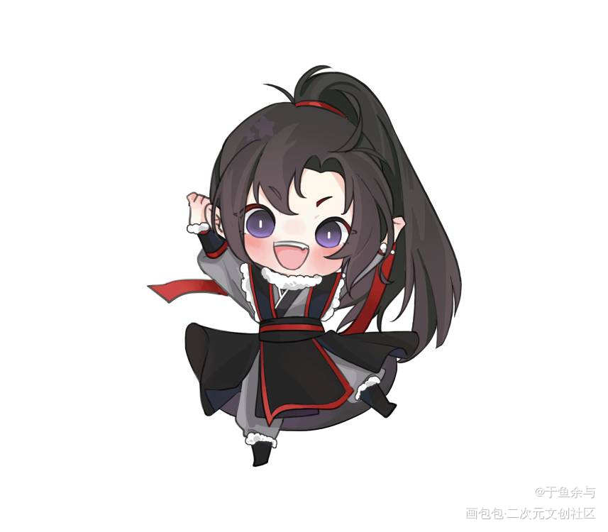 庆祝一个节日的ʕ ᵔᴥᵔ ʔ_魔道祖师绘画作品