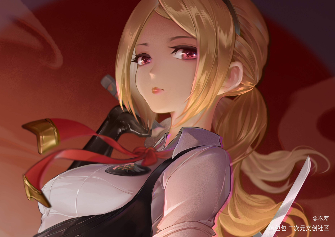 老婆们_原神枪神纪绘画作品