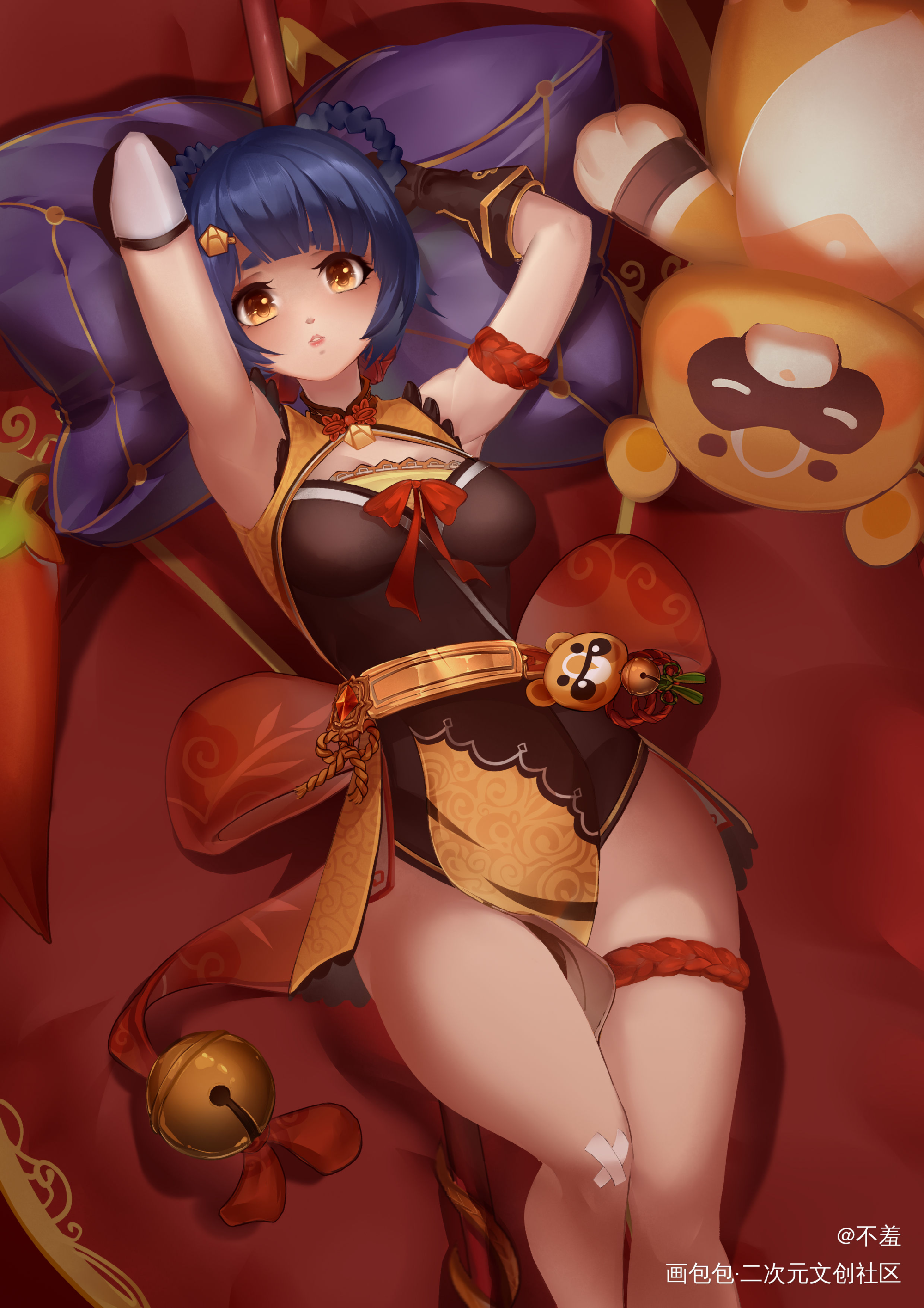 老婆们_原神枪神纪绘画作品
