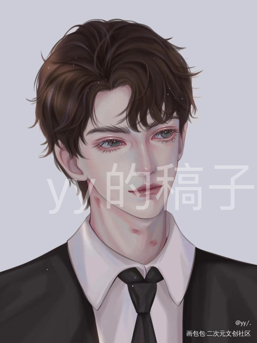 赵锦辛正装_188男团赵锦辛绘画作品