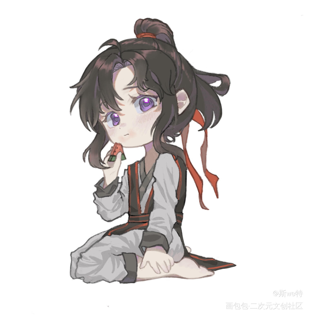 吃瓜小羡_魔道祖师忘羡绘画作品