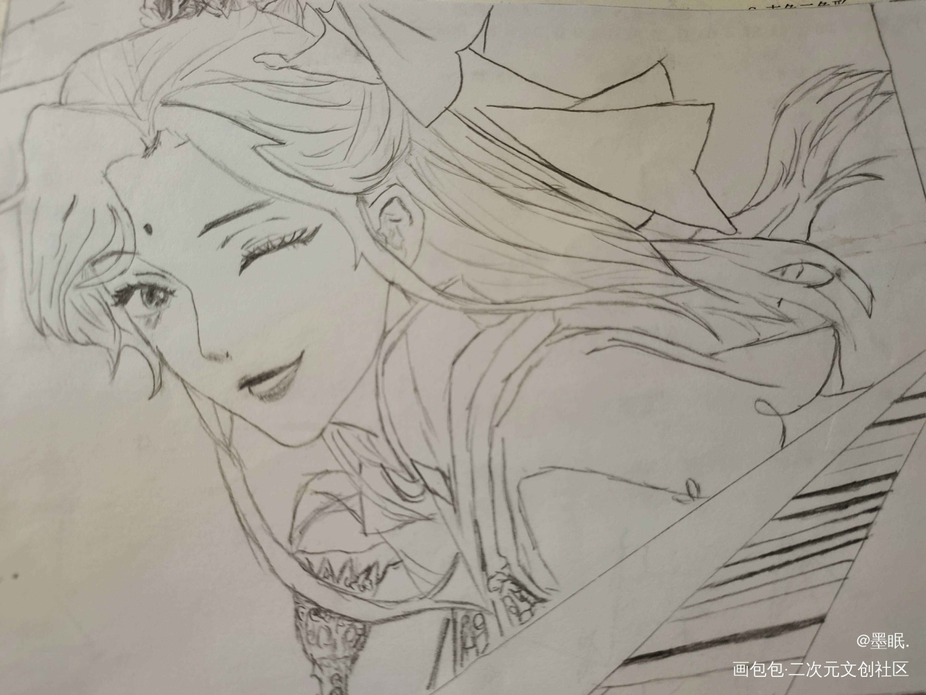 _天官赐福手绘古风绘画作品