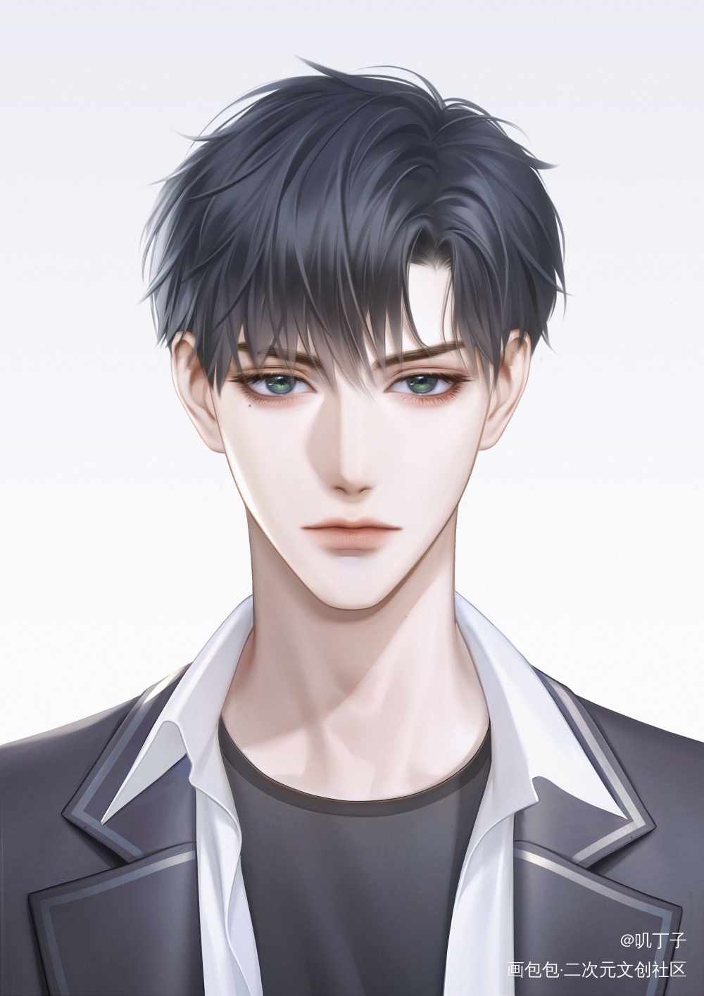 关于萧逸_光与夜之恋萧逸绘画作品