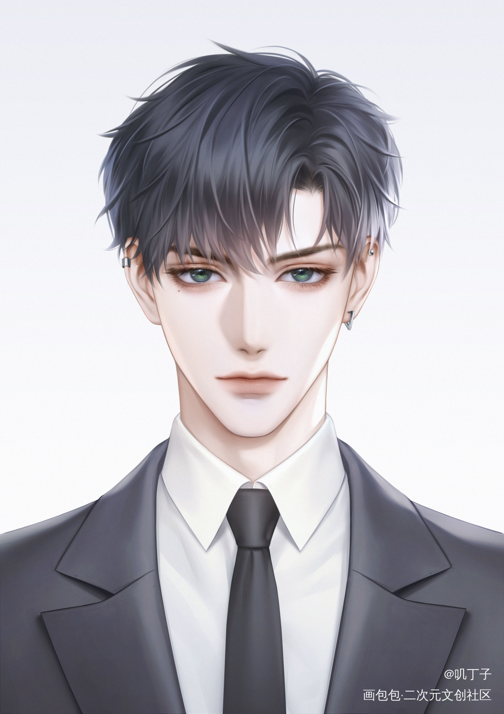关于萧逸_光与夜之恋萧逸绘画作品