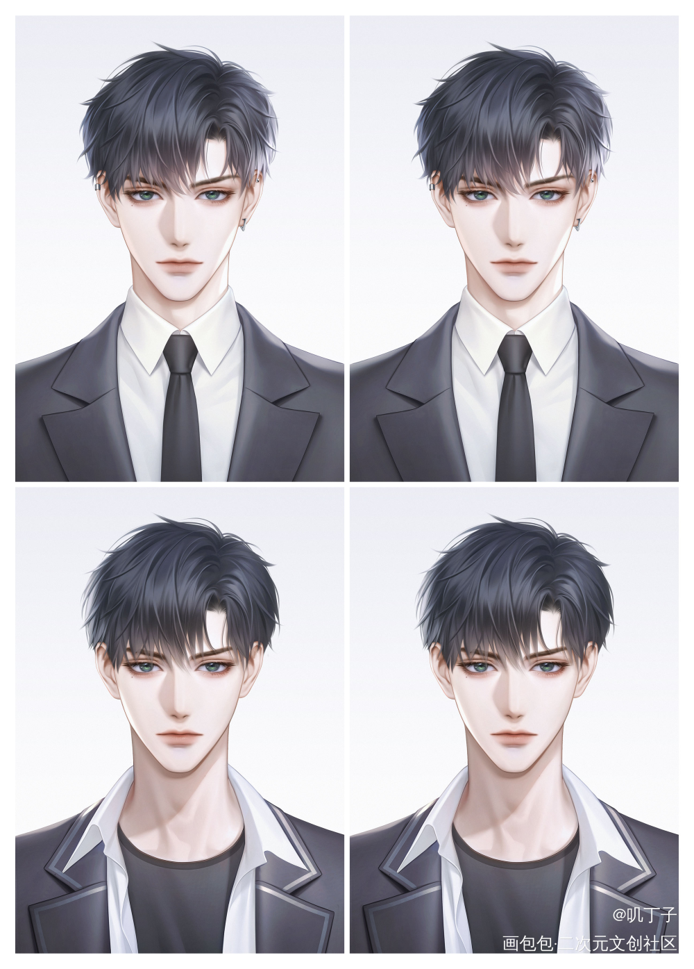 关于萧逸_光与夜之恋萧逸绘画作品