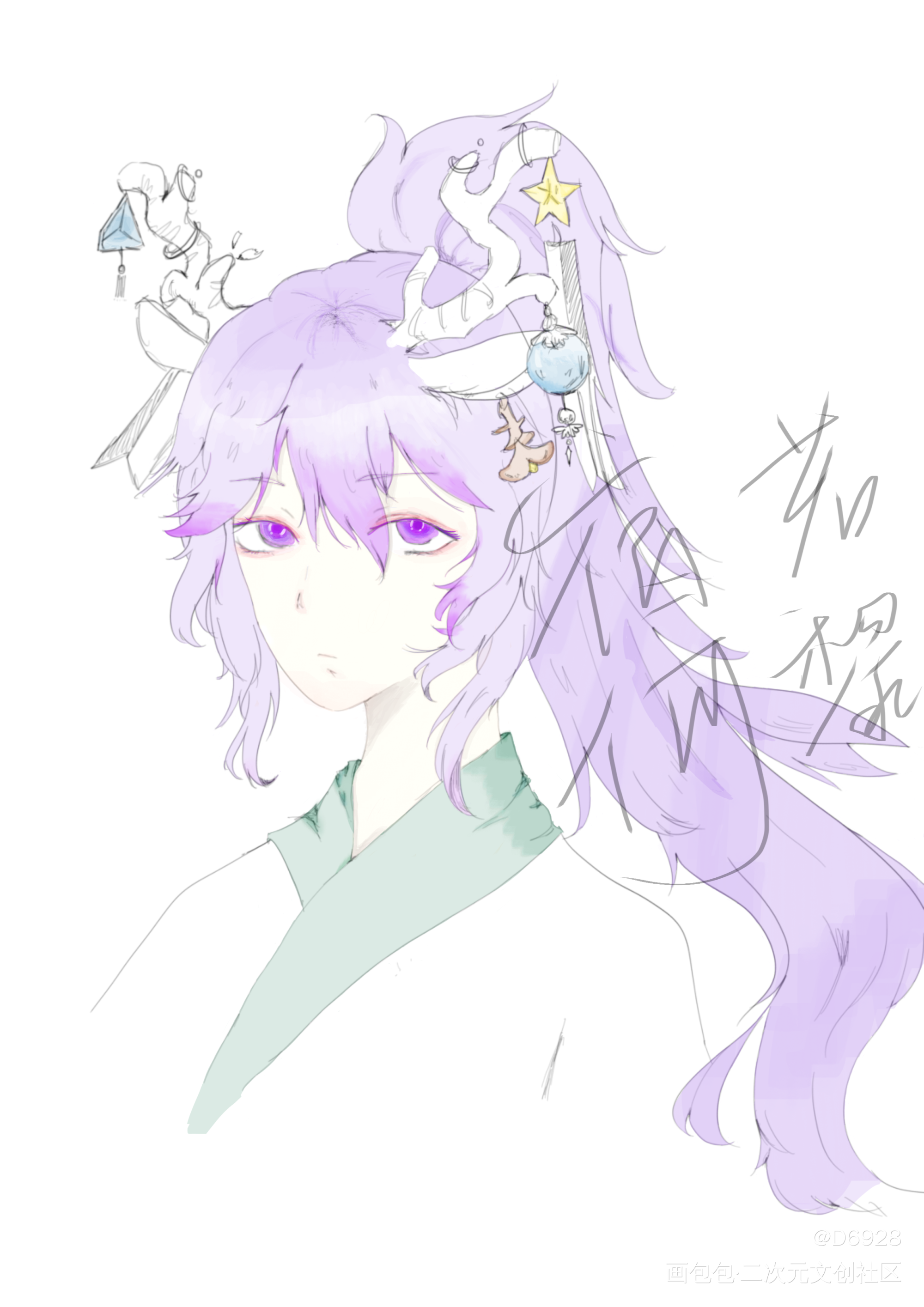 _手绘绘画作品