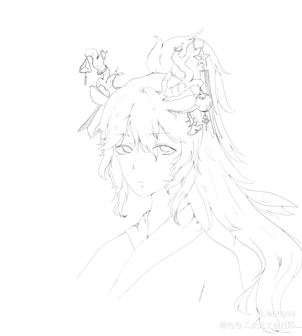 _手绘绘画作品