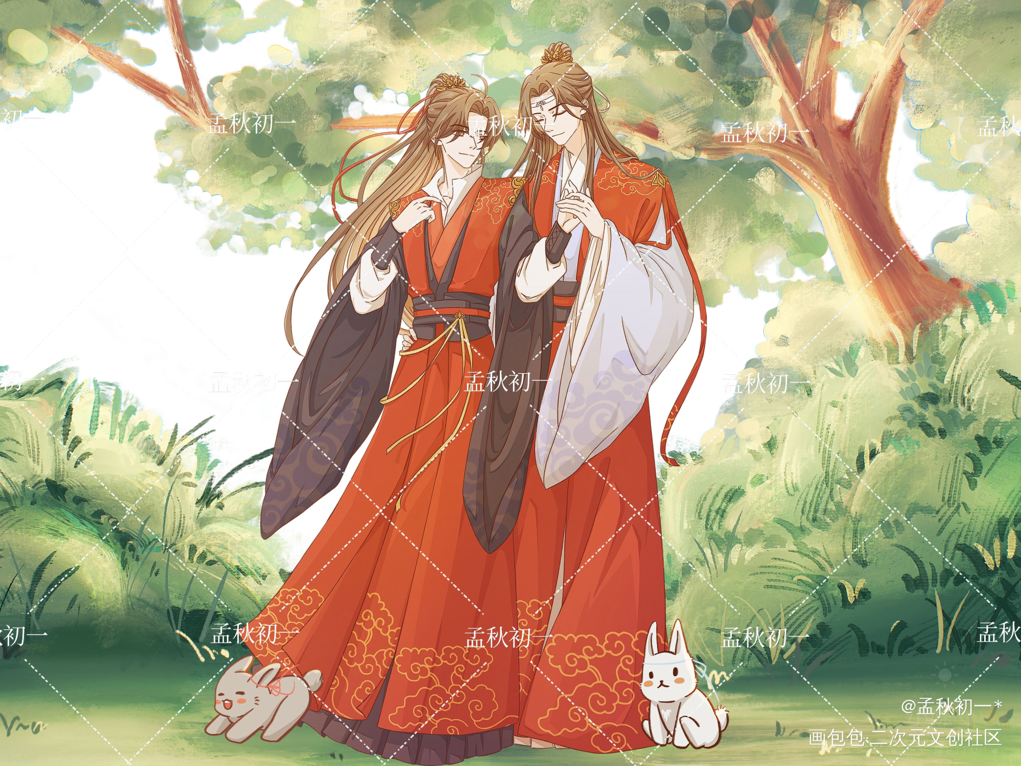 稿子_魔道祖师忘羡绘画作品