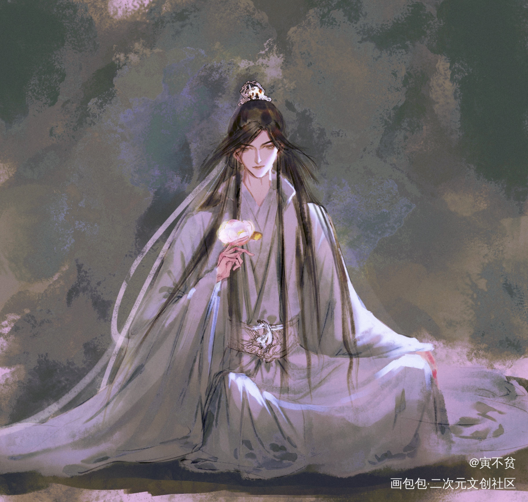 _二哈和他的白猫师尊楚晚宁古风同人绘画作品