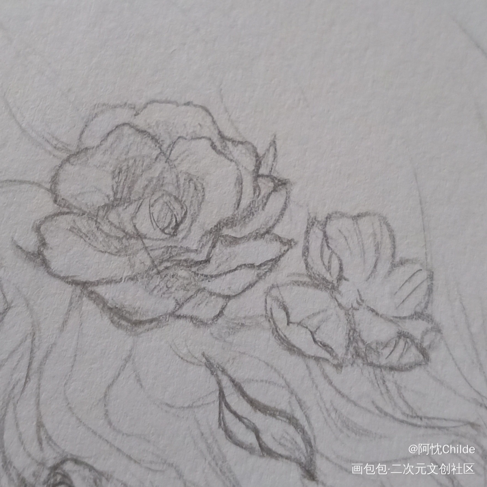 _手绘摸鱼绘画绘画作品