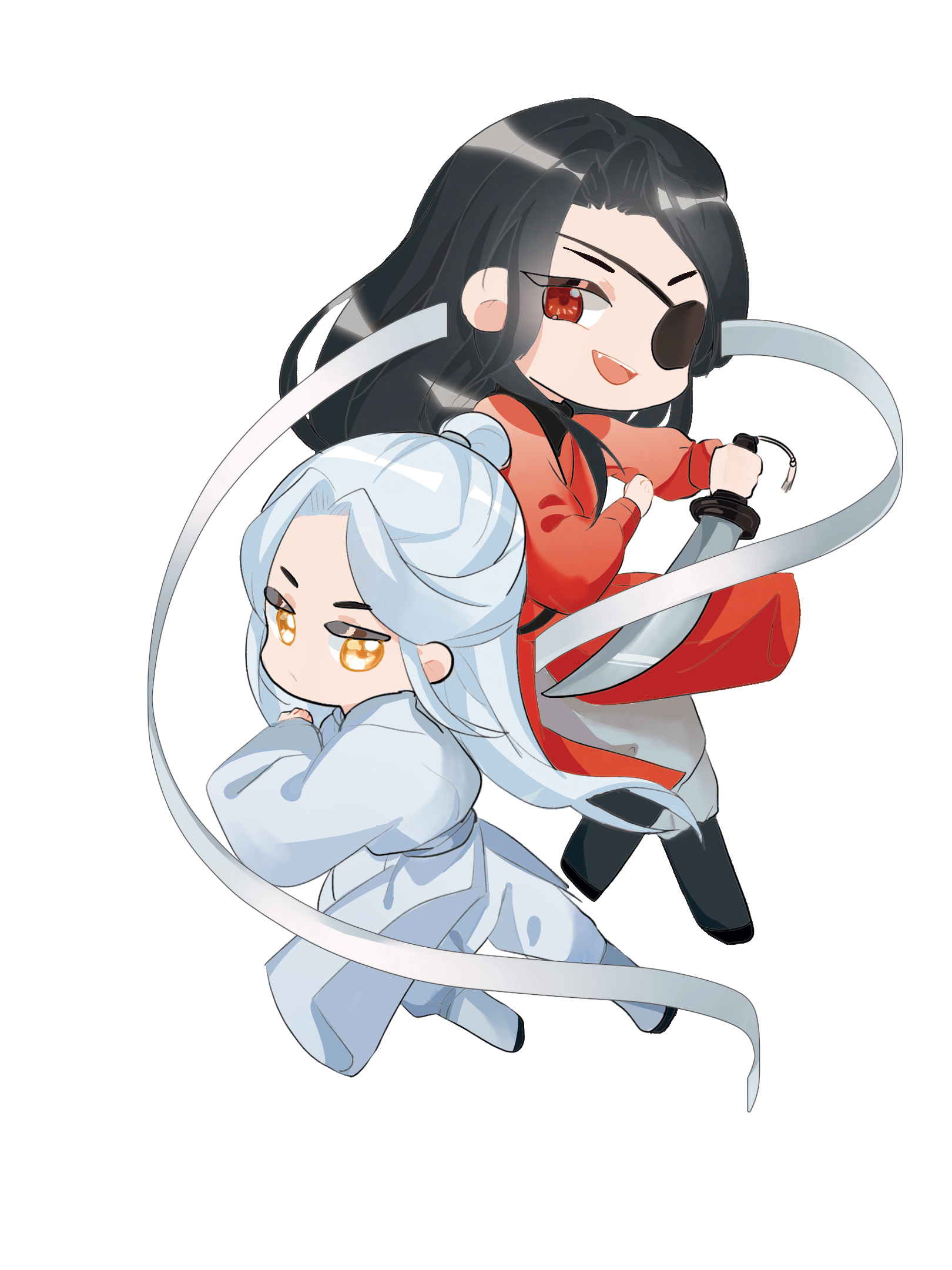 厄命&若邪_天官赐福绘画作品