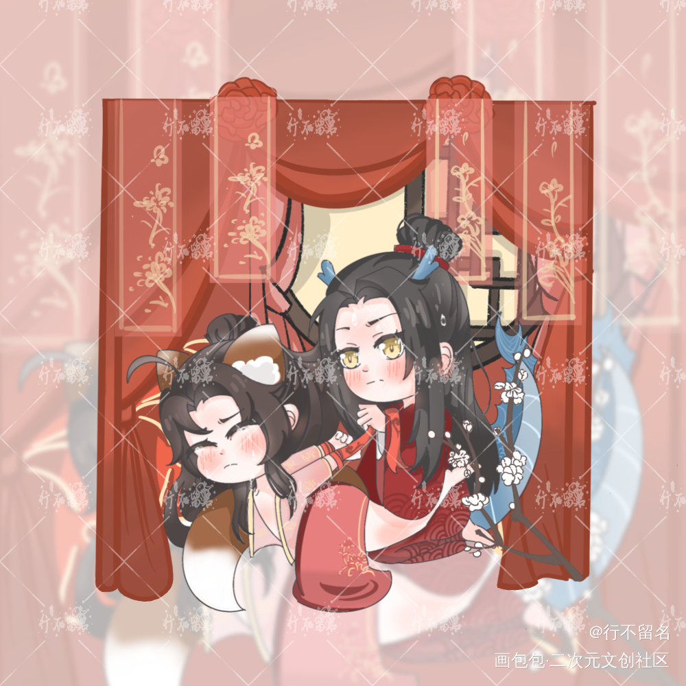 龙叽狐羡_魔道祖师忘羡绘画作品