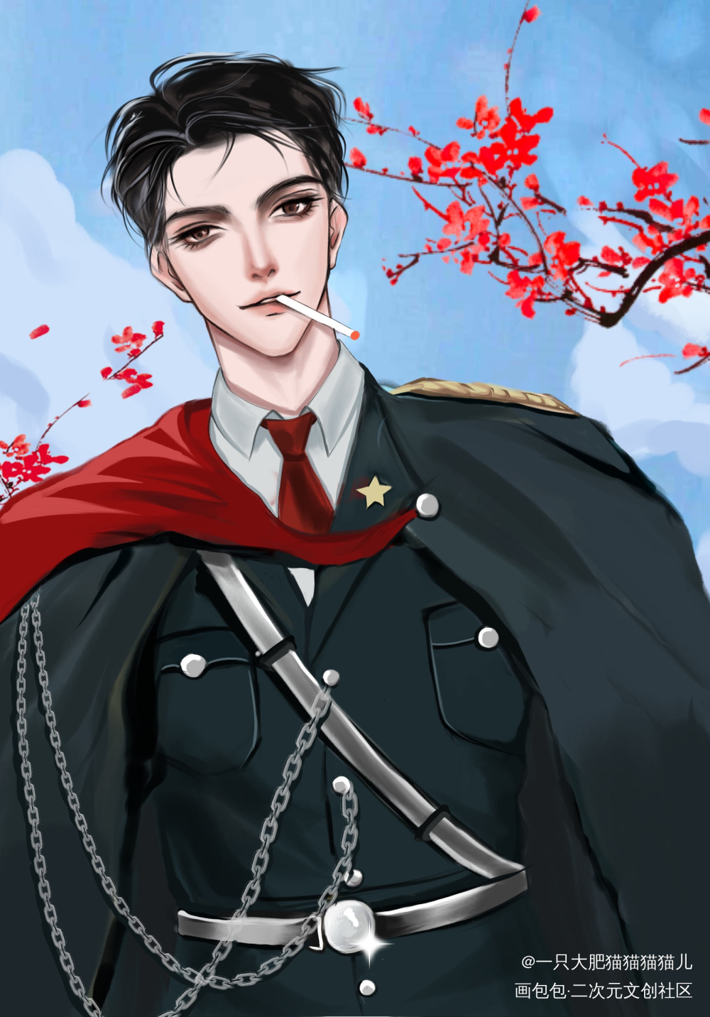 民国群秀_娘娘腔188男团群秀绘画作品