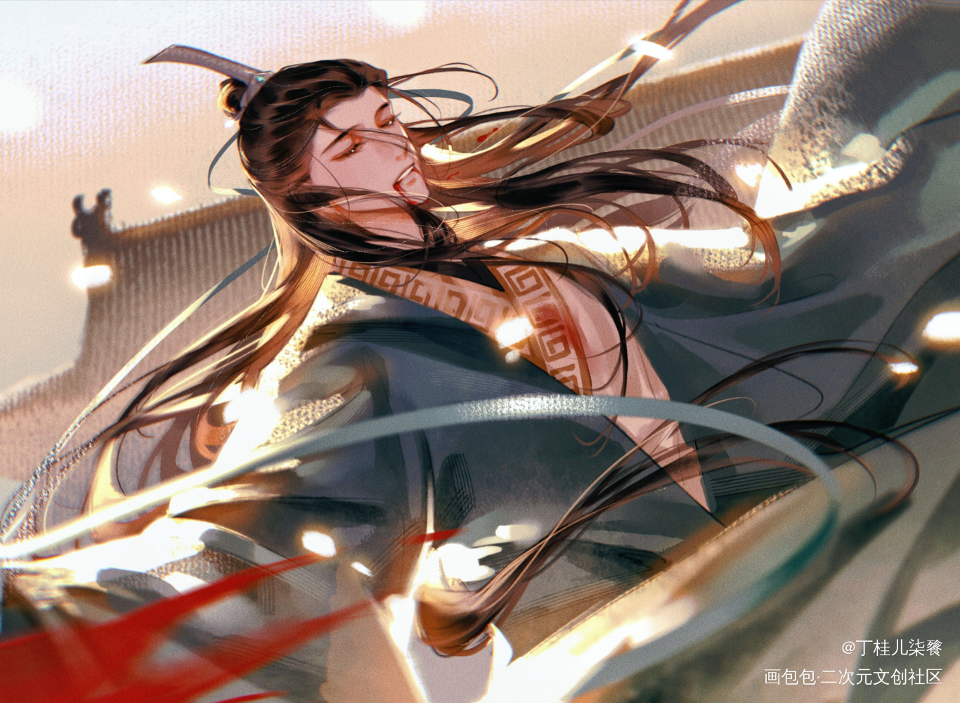 从前种种，今日一并还给你_人渣反派自救系统冰秋古风墨香铜臭绘画作品