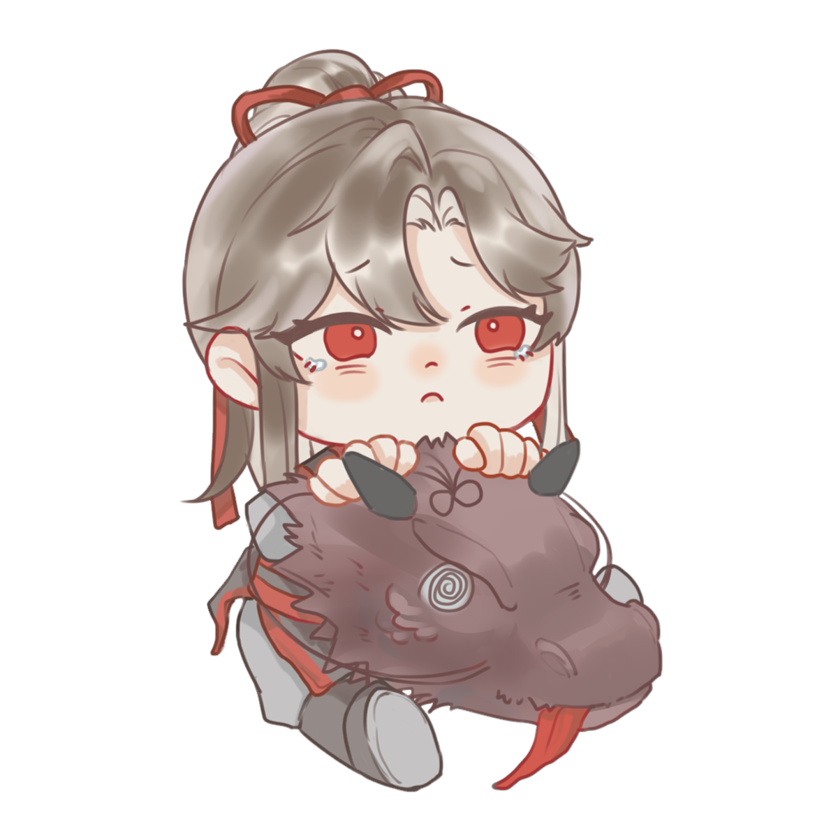 王子不一定骑白马_魔道祖师忘羡绘画作品