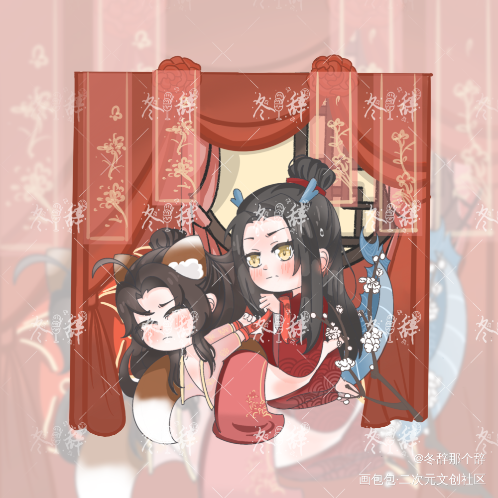 龙叽狐羡_魔道祖师忘羡绘画作品