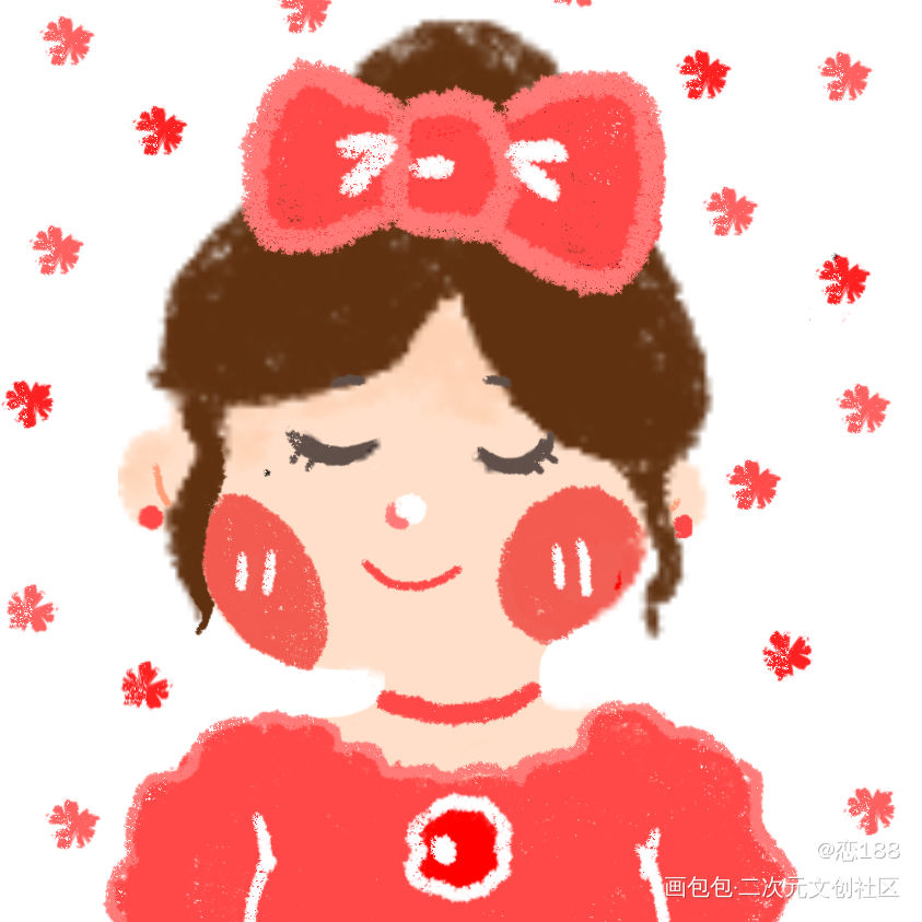 新年快乐❤️_Q版绘画作品