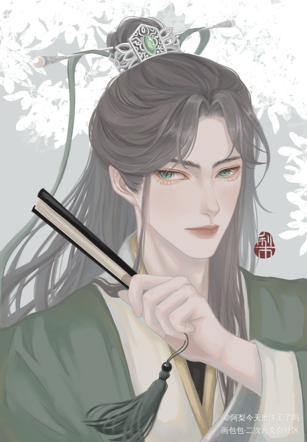 人渣反派自救系统｜沈清秋_人渣反派自救系统沈清秋绘画作品