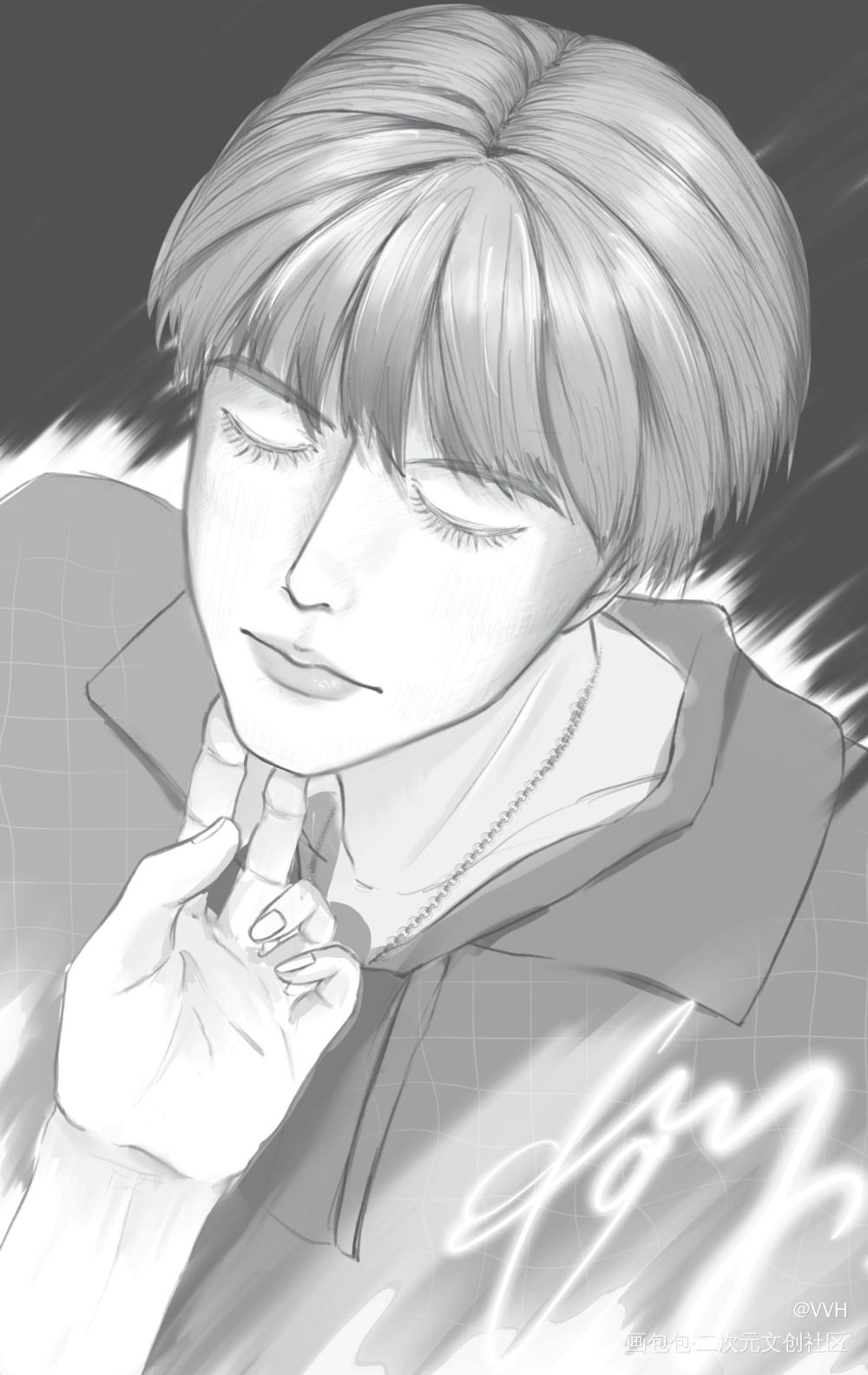 练习_188男团李玉平涂绘画作品