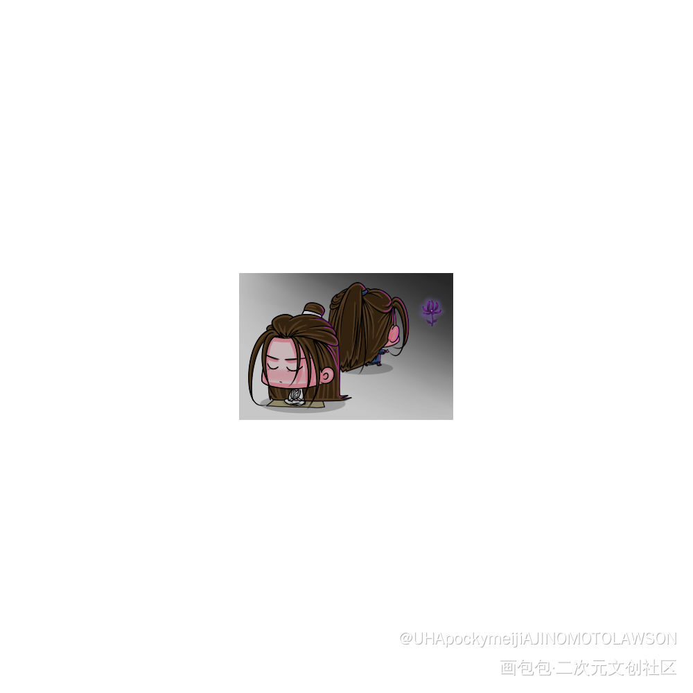 燃儿挡花_二哈和他的白猫师尊燃晚墨燃楚晚宁Q版绘画作品