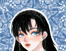 摸鱼~_绘画作品