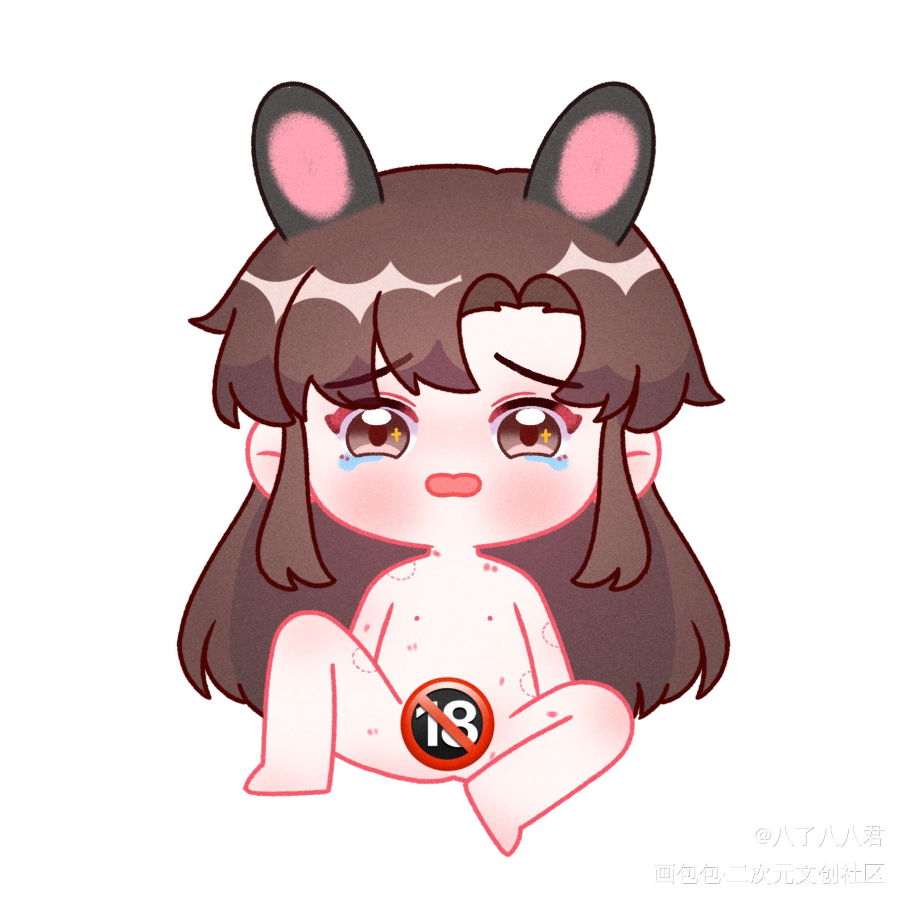 兔子羡羡_魔道祖师魏无羡Q版绘画绘画作品