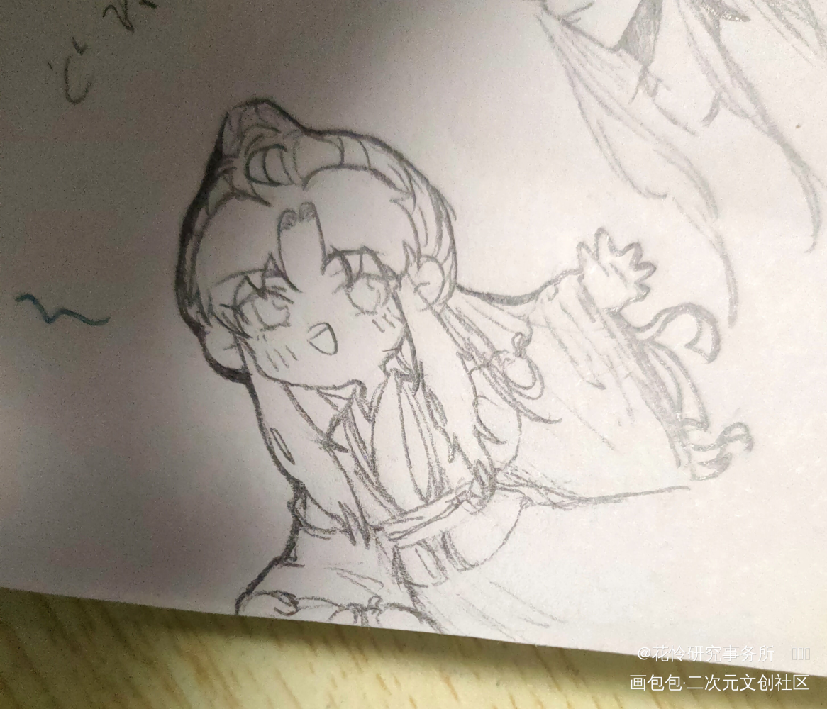 _魔道祖师忘羡蓝忘机魏无羡手绘Q版绘画作品