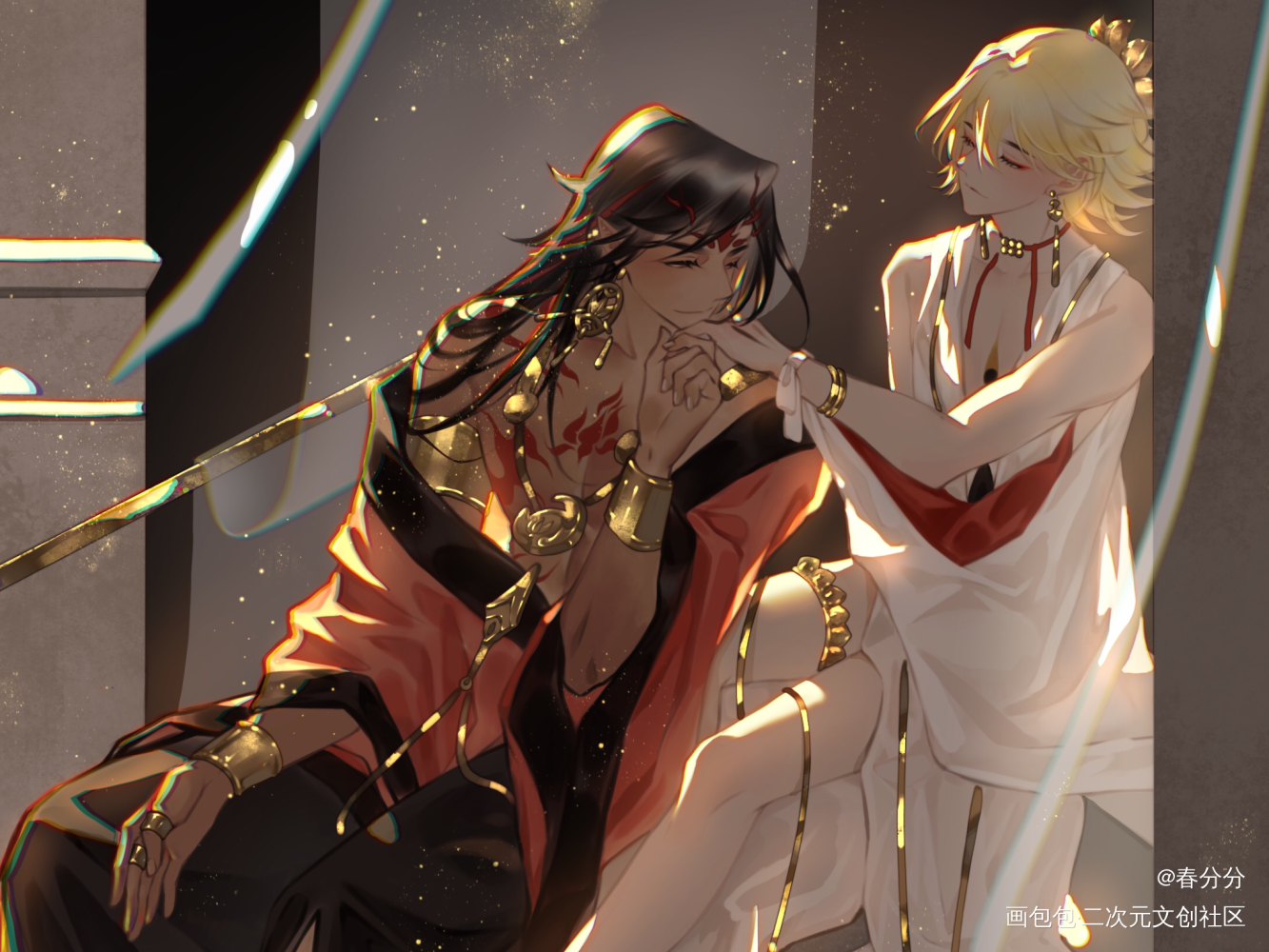 修帝日常_阴阳师插画修帝绘画作品