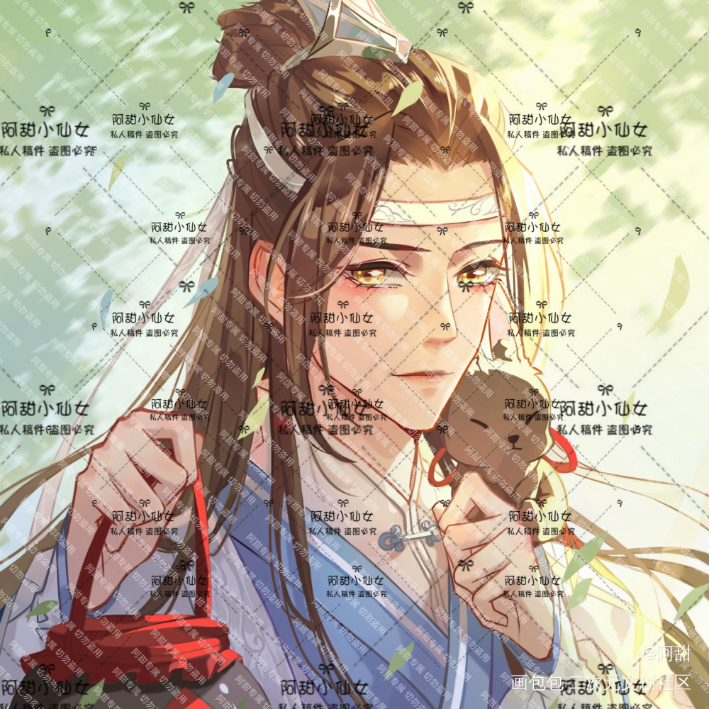 婴，归否_魔道祖师忘羡古风绘画作品