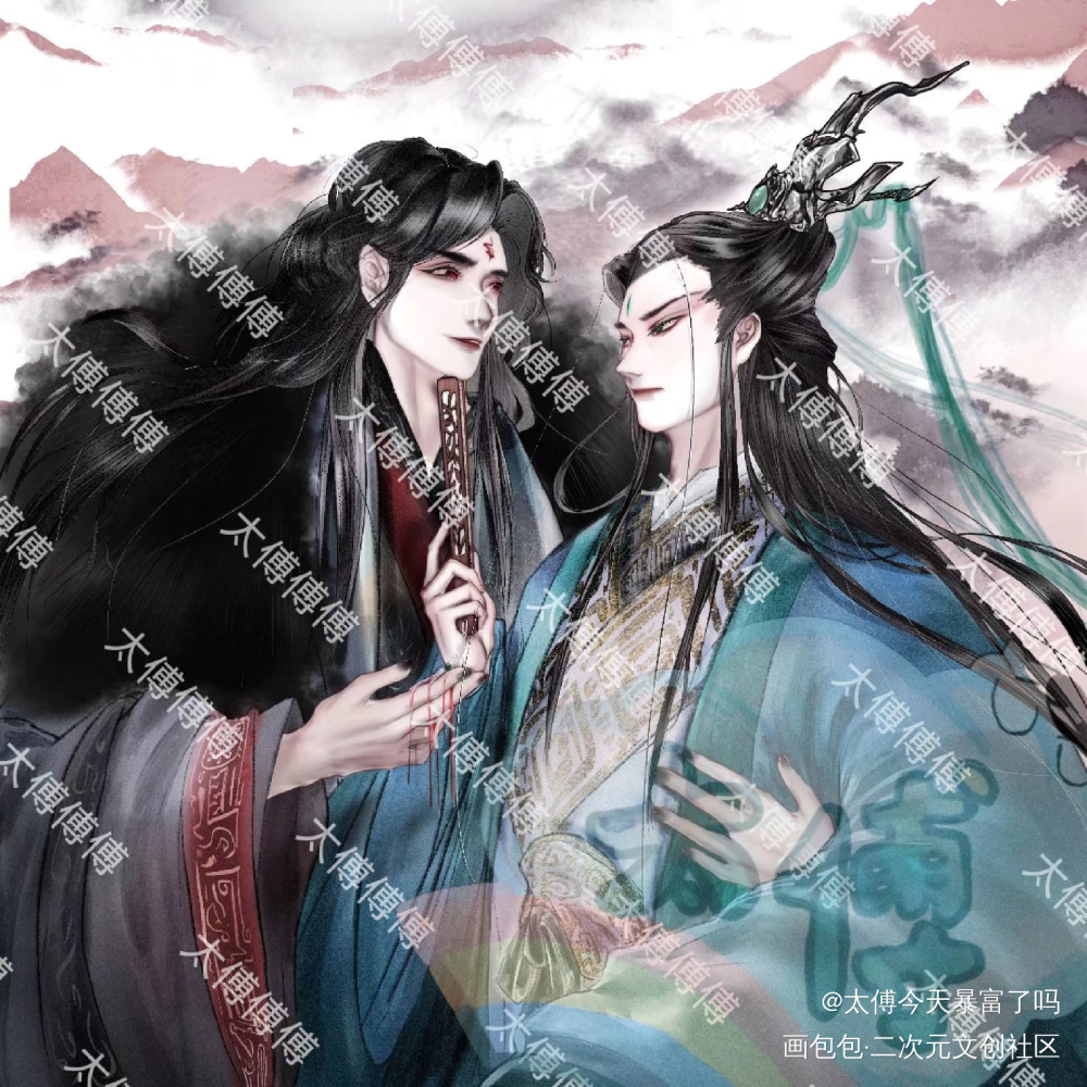 冰那个九_人渣反派自救系统古风绘画作品