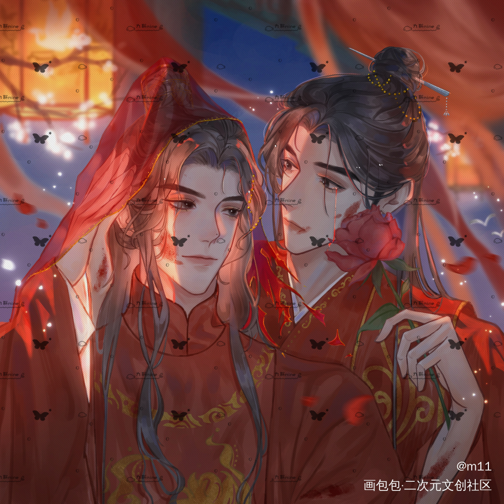 人设~_自习绘画作品