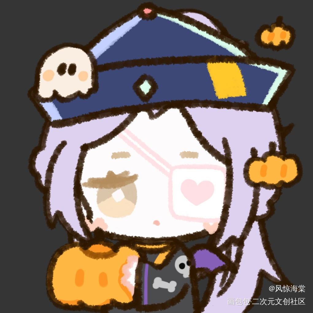 这是准备的无料图！_花怜忘羡绘画作品