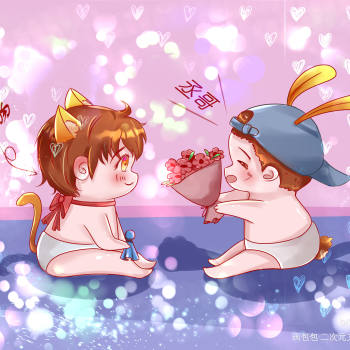 《撒野》q版_撒野蒋丞顾飞q版绘画作品