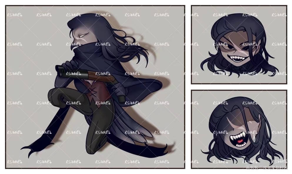 是稿_稿件展示付费委托板绘绘画绘画作品