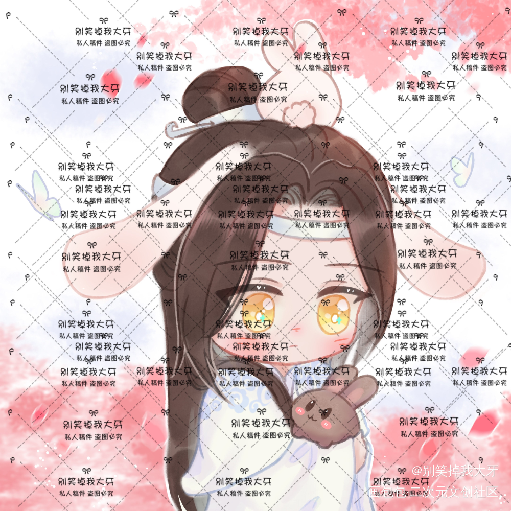 汪叽_魔道祖师忘羡Q版绘画作品