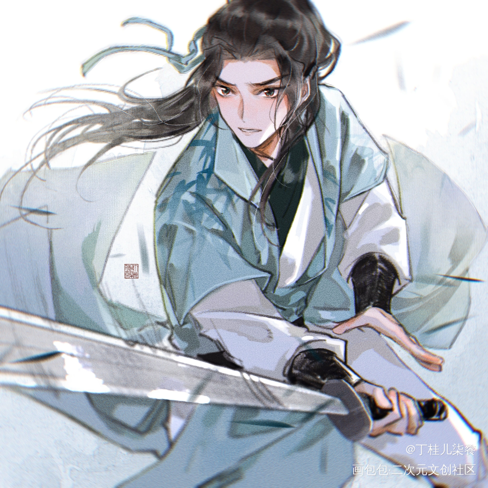 练剑的冰冰_人渣反派自救系统冰秋古风墨香铜臭绘画作品