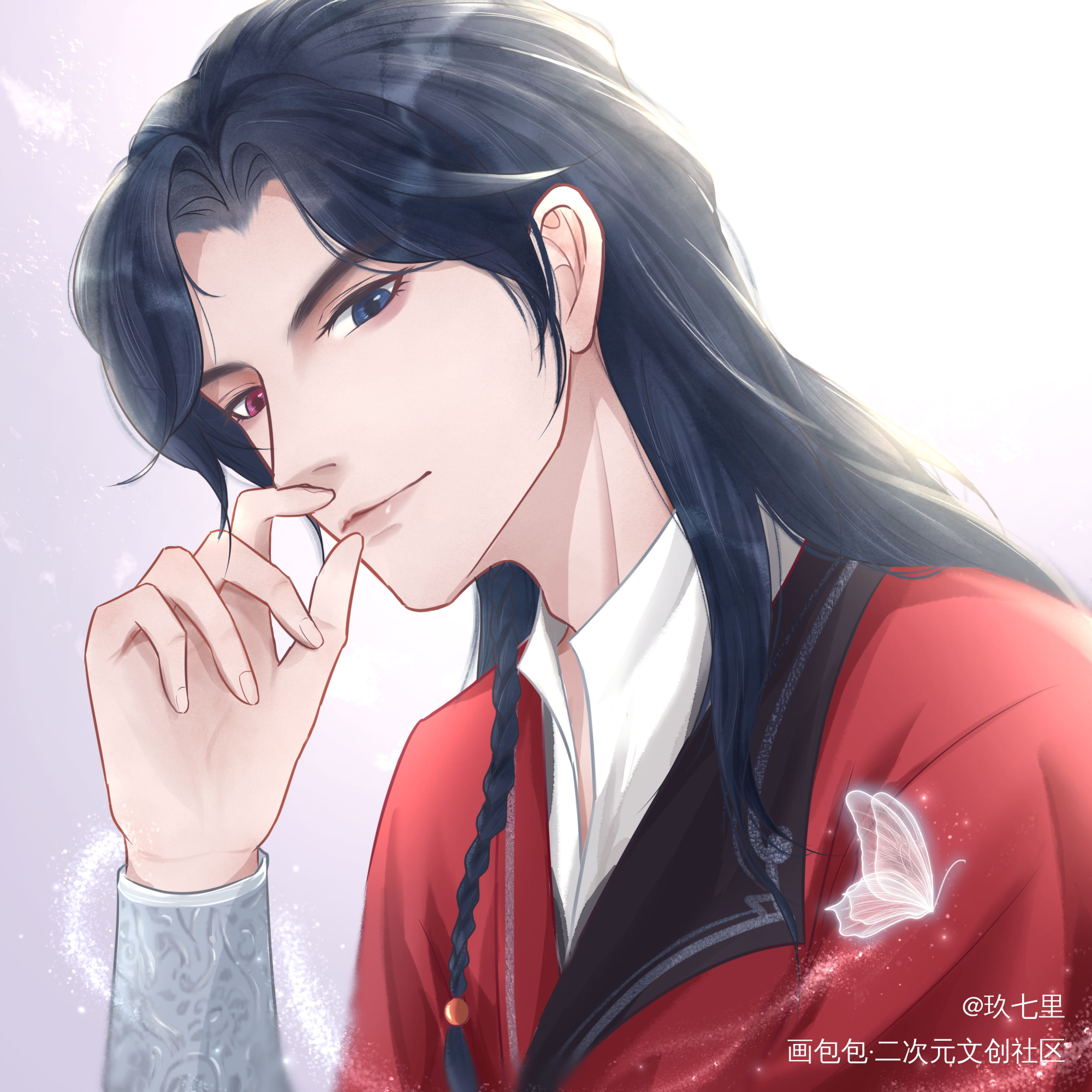 城主_天官赐福花怜绘画作品