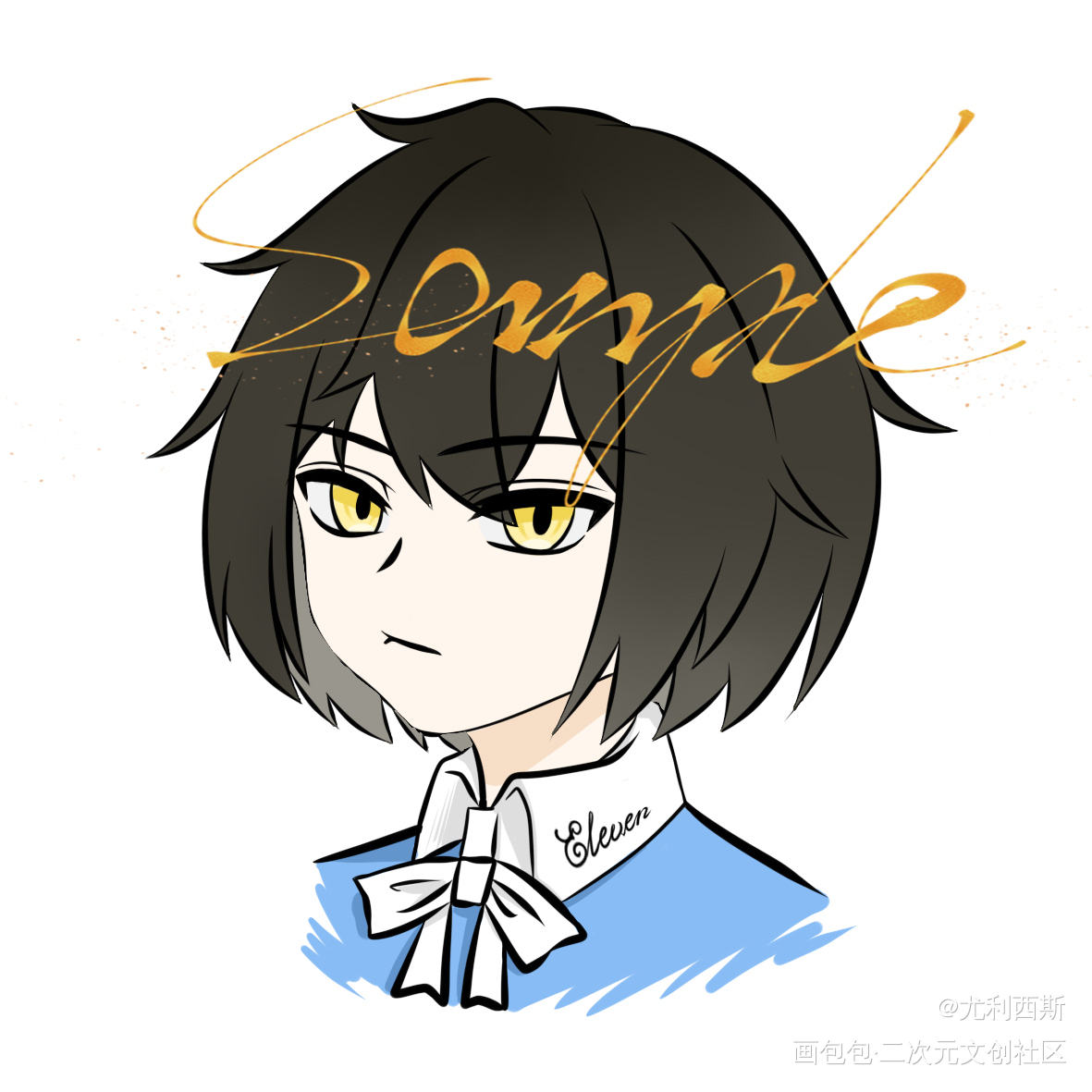 稿子_平涂白菜约稿接稿板绘绘画绘画作品