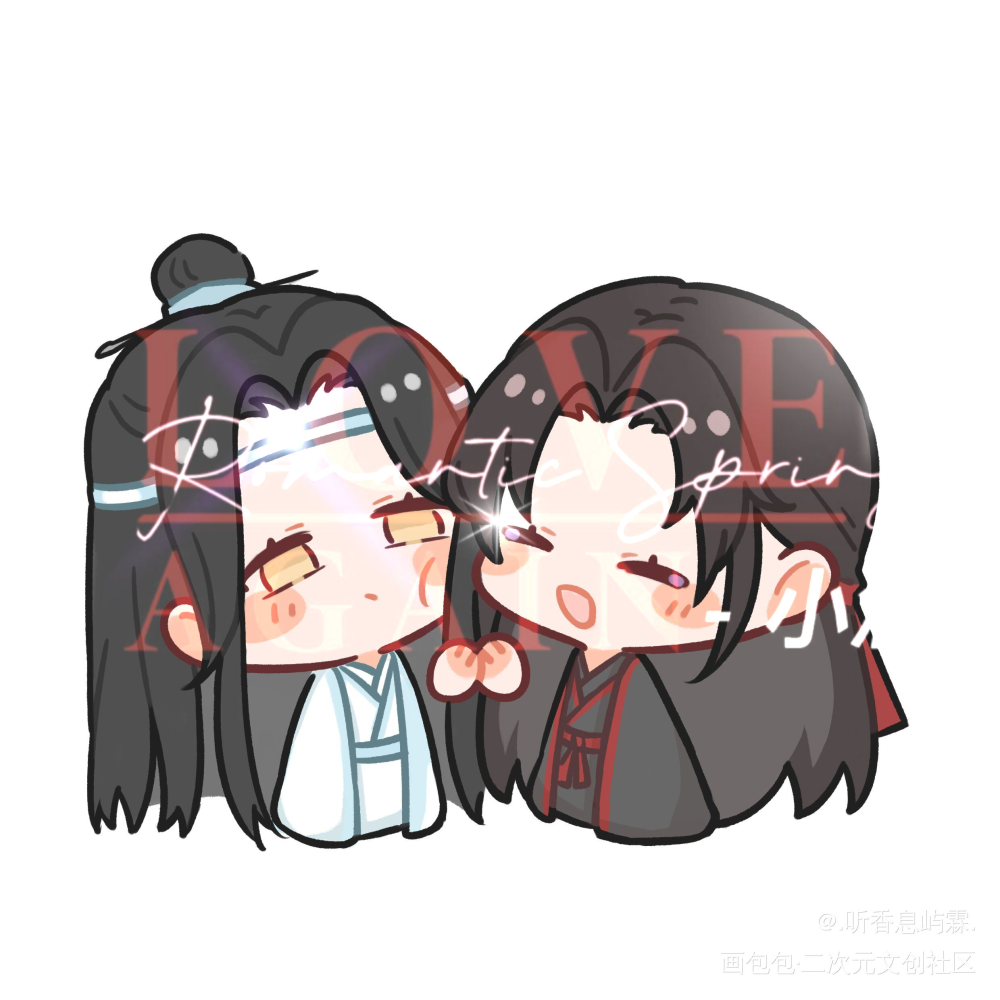 _魔道祖师忘羡绘画作品