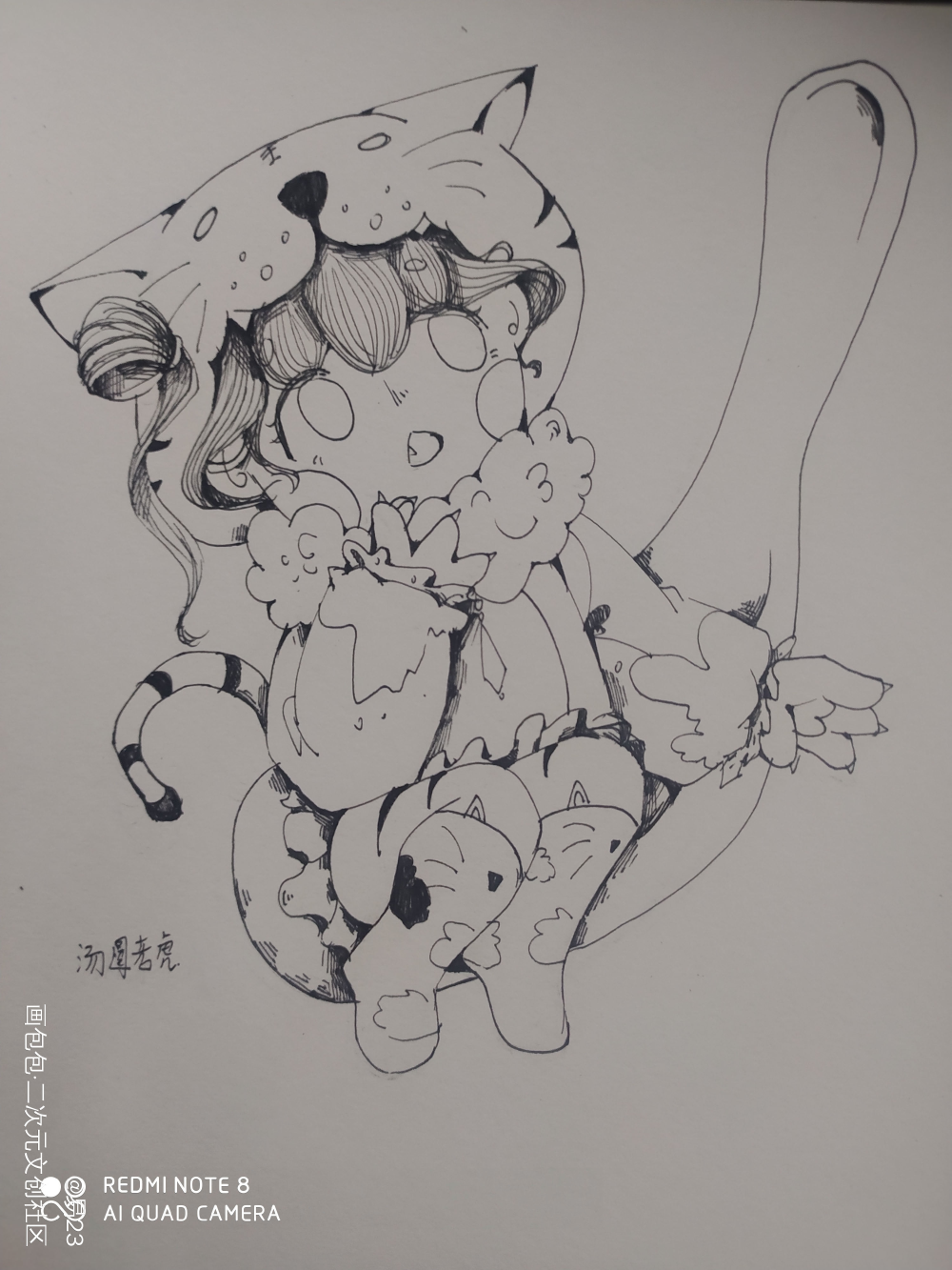 手绘_手绘立绘水彩平涂绘画作品