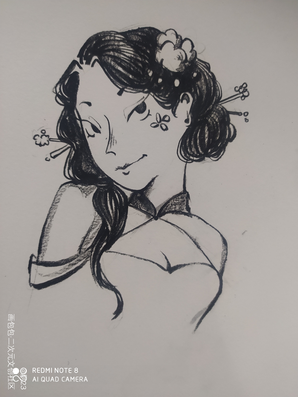 手绘_手绘立绘水彩平涂绘画作品