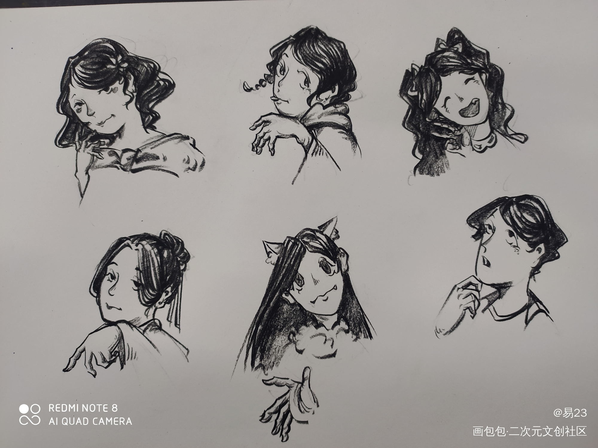 手绘_手绘立绘水彩平涂绘画作品