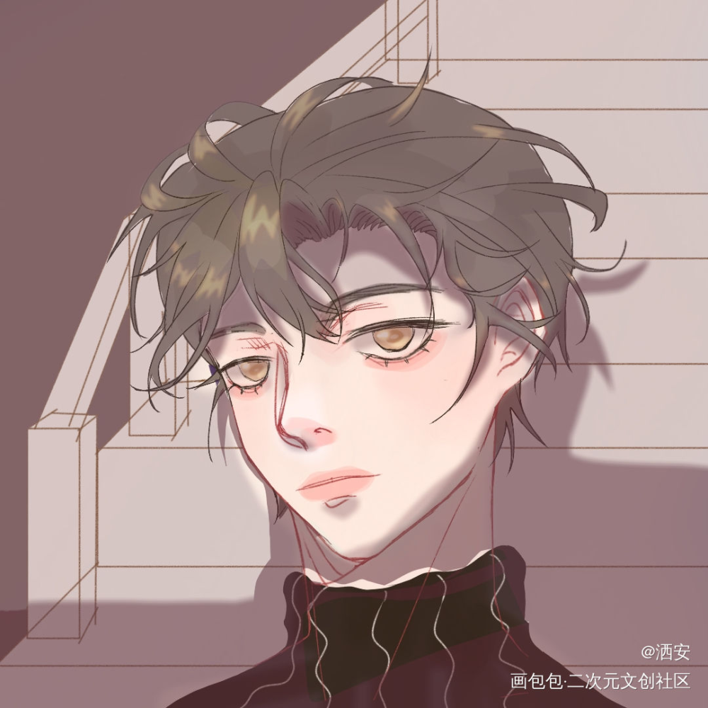 _你却爱着一个傻逼188男团李简简隋英同人绘画作品