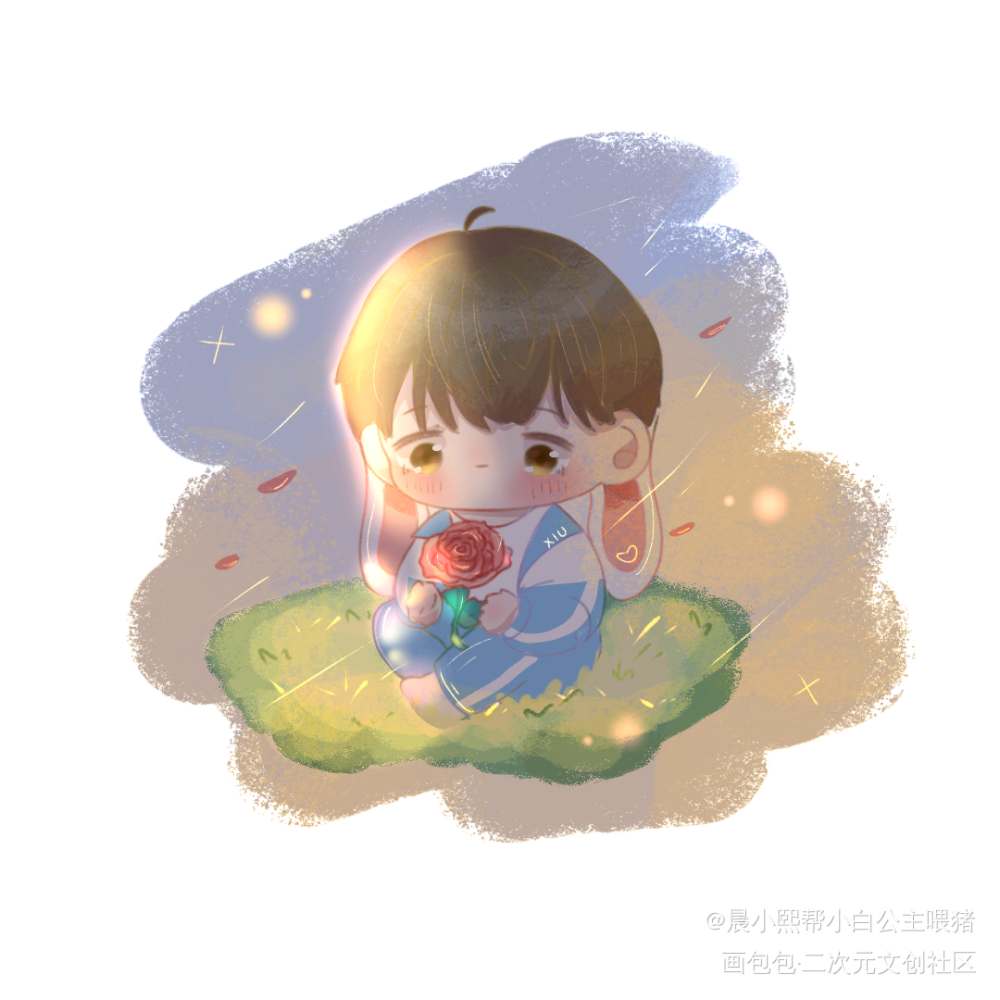 ?_188男团李程秀绘画作品