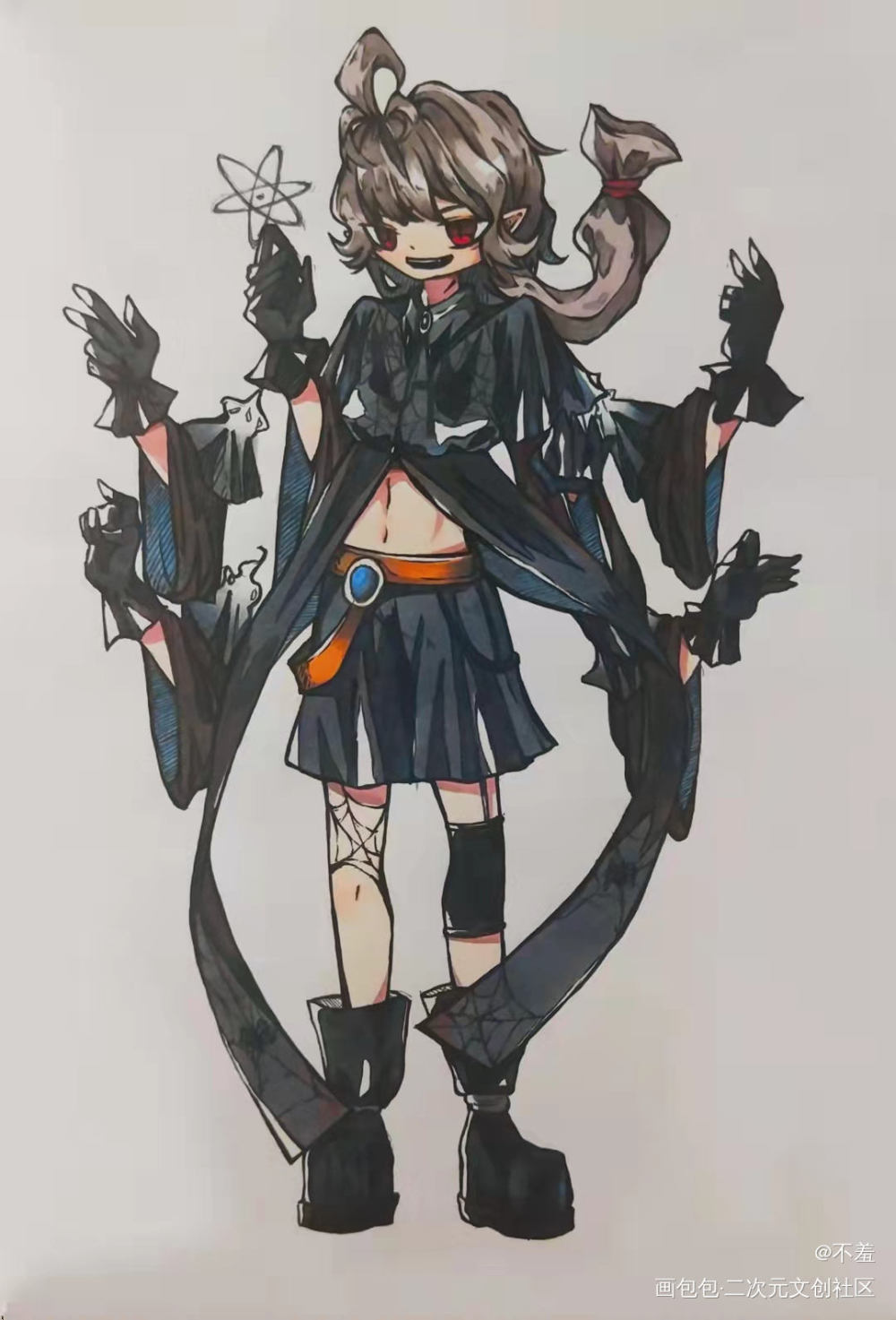 迷宫蜘蛛_oc绘画作品