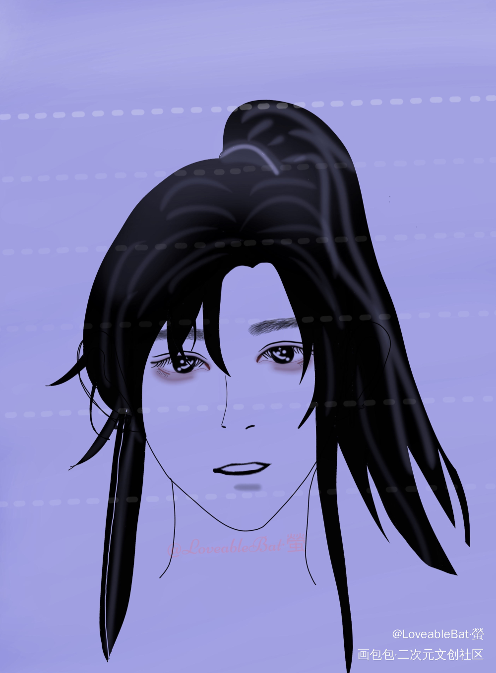 少年羡_魔道祖师绘画练习绘画作品